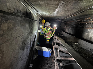July 2021 - Sampling - Coal Yard Tunnel