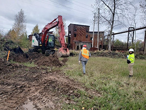 November 2020 - Test pit excavation