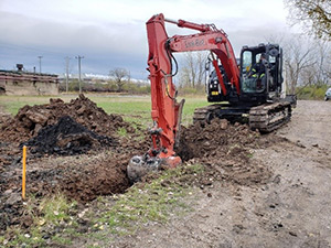November 2020 - Test pit excavation 